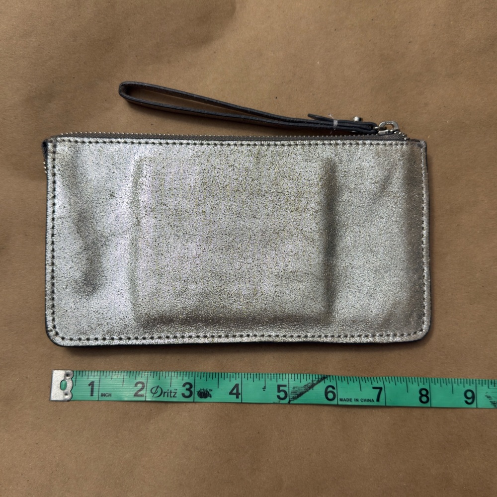 Accessorize leather clutch/wallet